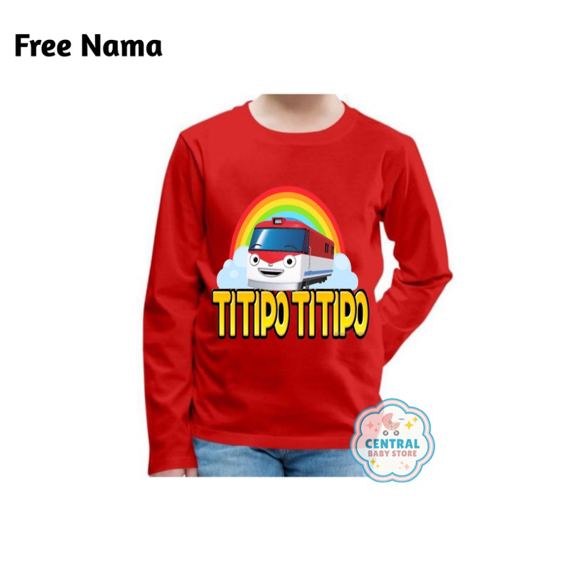 BAJU KAOS ATASAN ANAK CUSTOM GAMBAR TITIPO TITIPO LENGAN PANJANG BAHAN PREMIUM