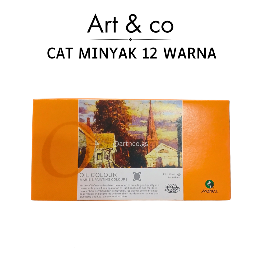 

Cat Minyak / Maries Oil 12 Warna