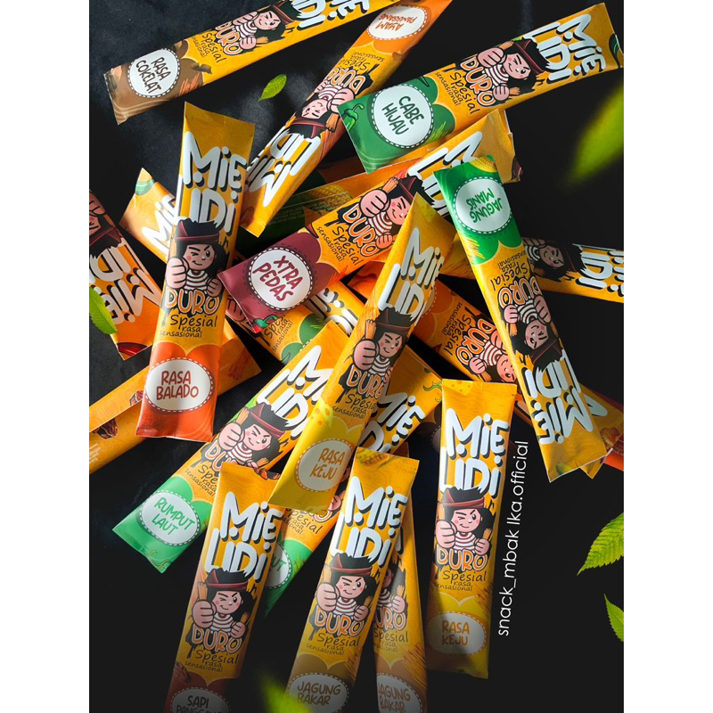 

mie lidi Duro jajanan jadul murah banget
