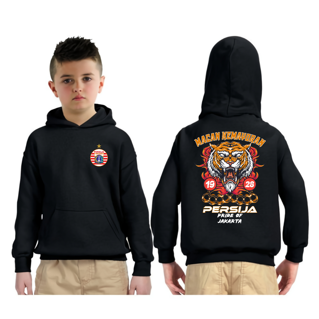 Jaket Hoodie Anak Persija Jakarta Macan Kemayoran PREMIUM