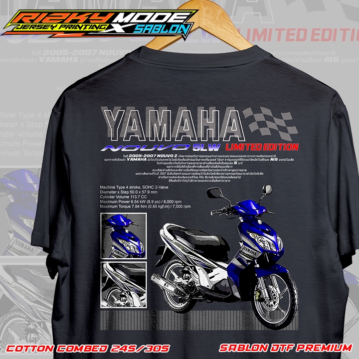 KAOS PRIA WANITA MOTOR YAMAHA NOUVO Z