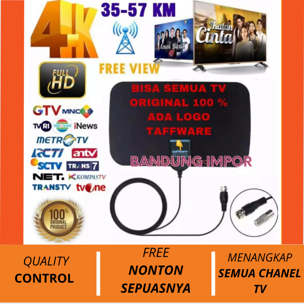 [ORIGINAL 100%] ANTENA TV DIGITAL INDOOR DVB-T2 4K HIGH SIGNAL - ANTENA TV INDOOR - ANTENA DALAM #02