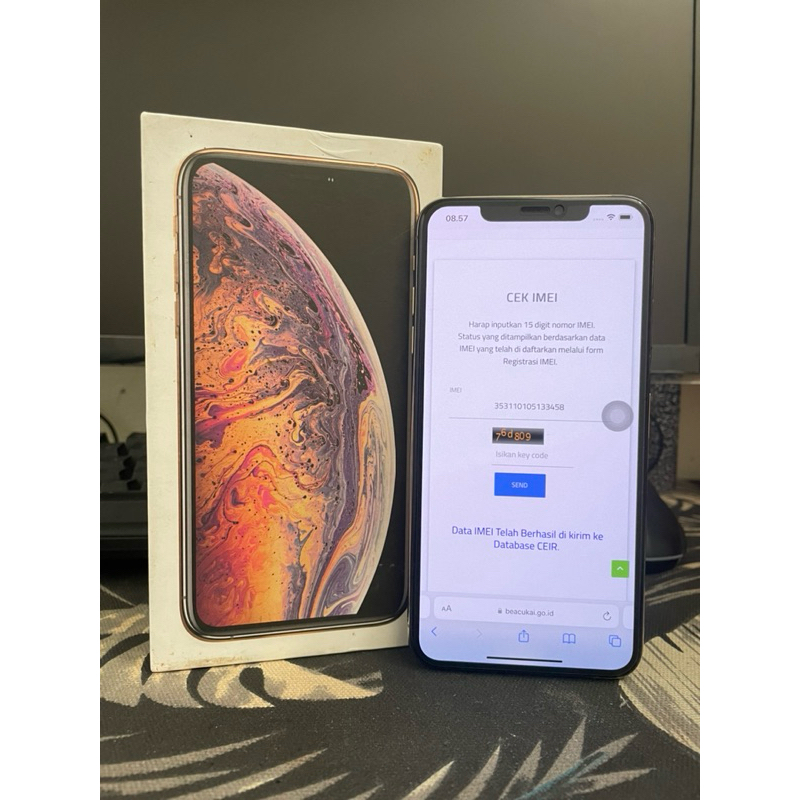 iphone xs max 256 beacukai