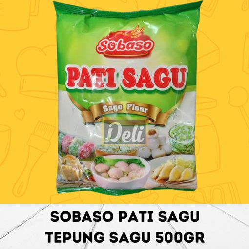 

langsung order saja] Tepung Sagu SOBASO 500gr/Tepung Pati Sagu SOBASO 500gr Sago Flour