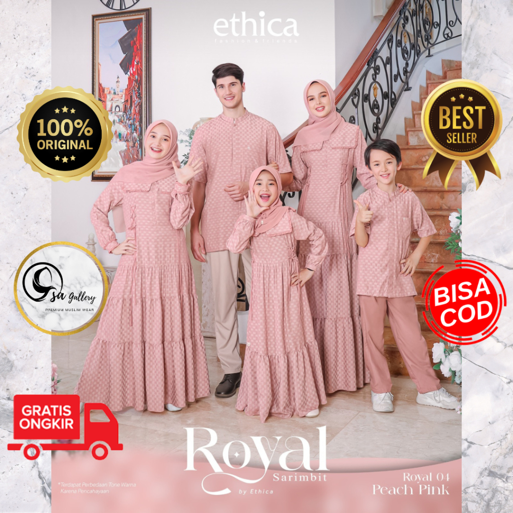 SARIMBIT ETHICA ROYAL 04 PEACH PINK