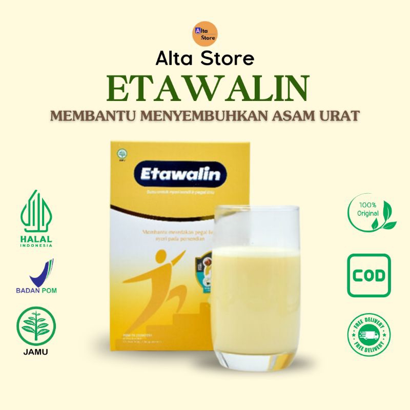 

Etawalin - Susu Kambing Etawa Murni Atasi Nyeri Sendi, Tulang Keropos, Asam Urat 200 Gram Kaltim HALAL Original