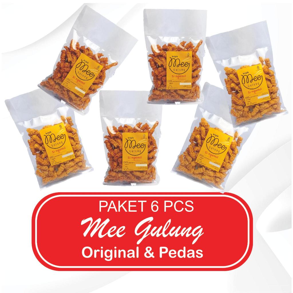 

Paket 6 pcs Mee Gulung 1.5 kg 3 Pedas, 3 Original