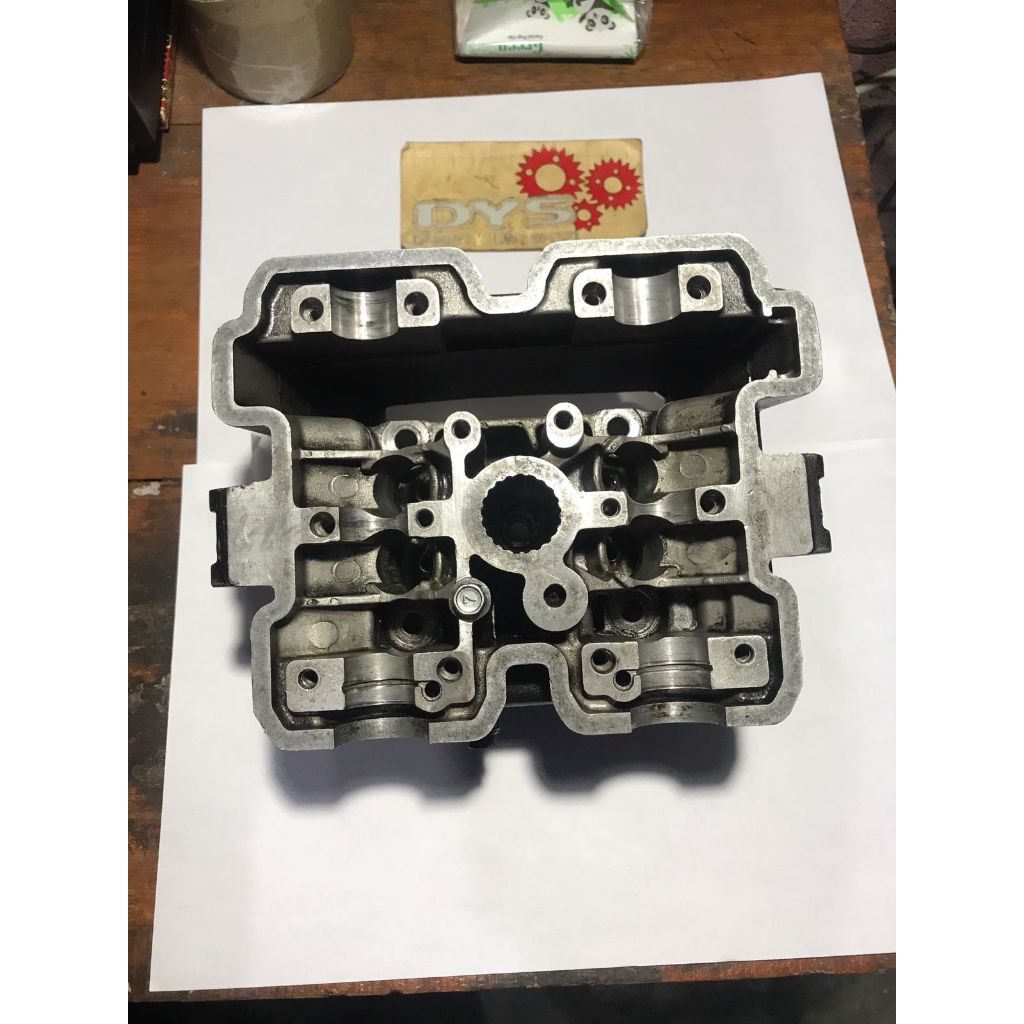 Bahan kop rusak head silinder suzuki satria F150 FU sudah porting