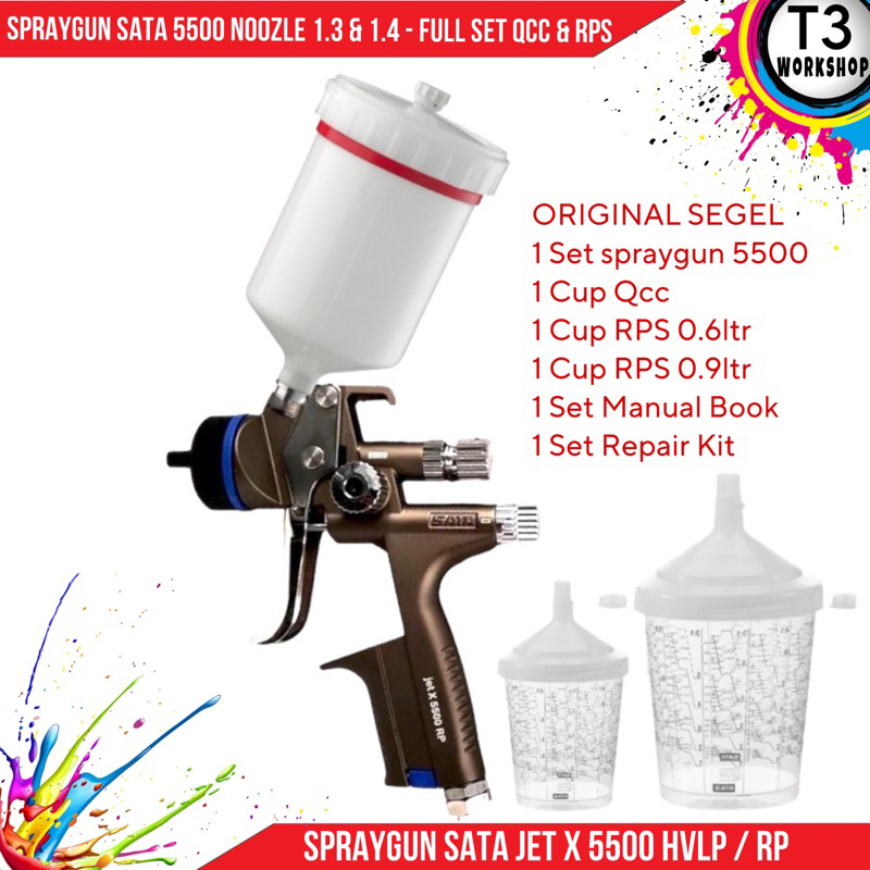 Spraygun Sata 5500 RP/HVLP 1.3/1.4 ORIGINAL