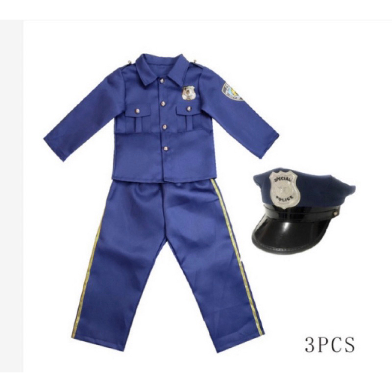 Baju polisi anak preloved