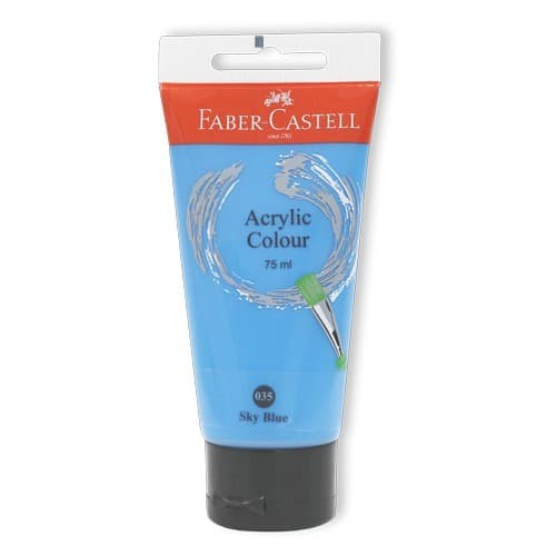 

CAT ACRYLIC / CAT AKRILIK / ACRYLIC PAINT FABER CASTELL 75ML SKY BLUE