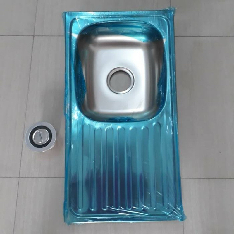 bak cuci piring bcp 1 lubang bersayap meja (kurir instan)