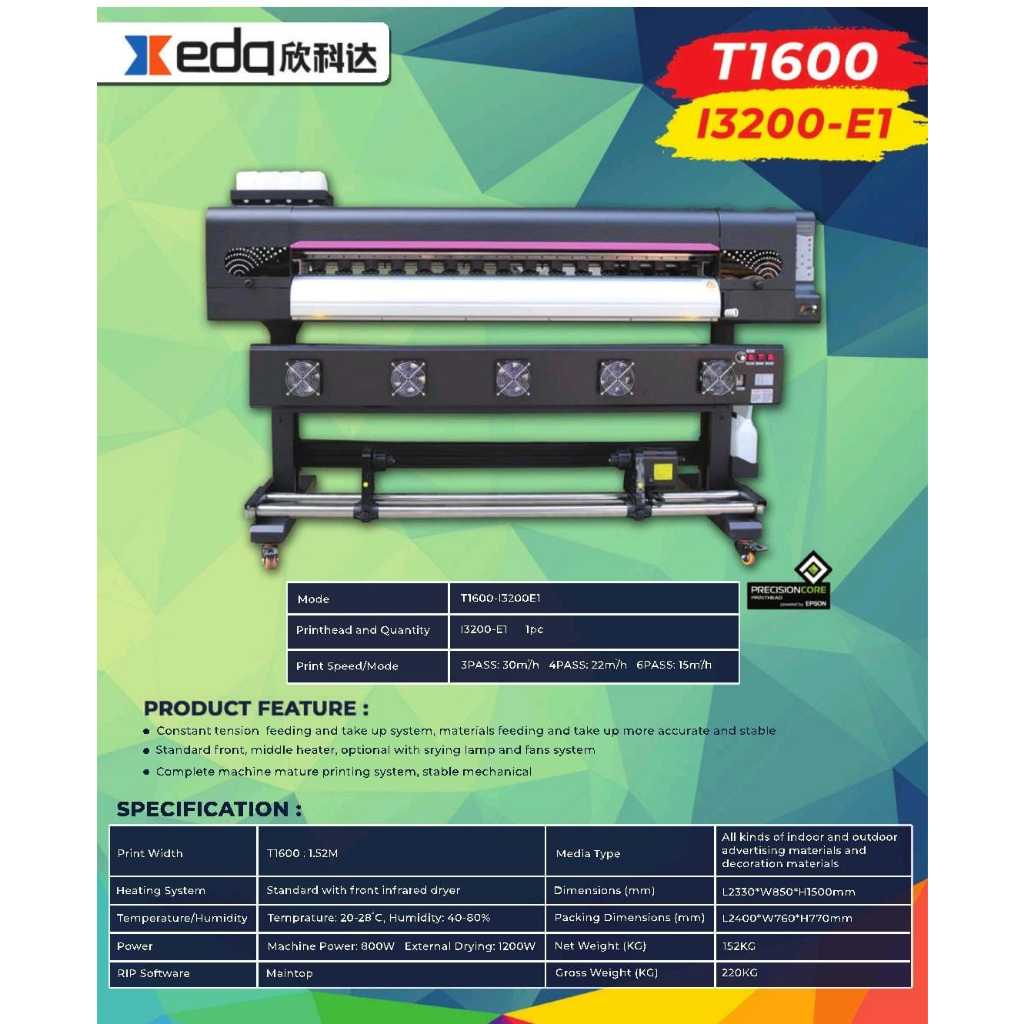 Mesin Digital Printing Epson i3200