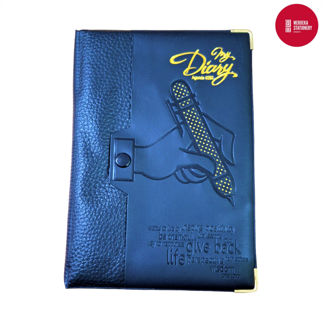 

Buku/Book Agenda/Notes Kerja + Peta Dunia MY Diary 0283 15x21 cm 100 lembar