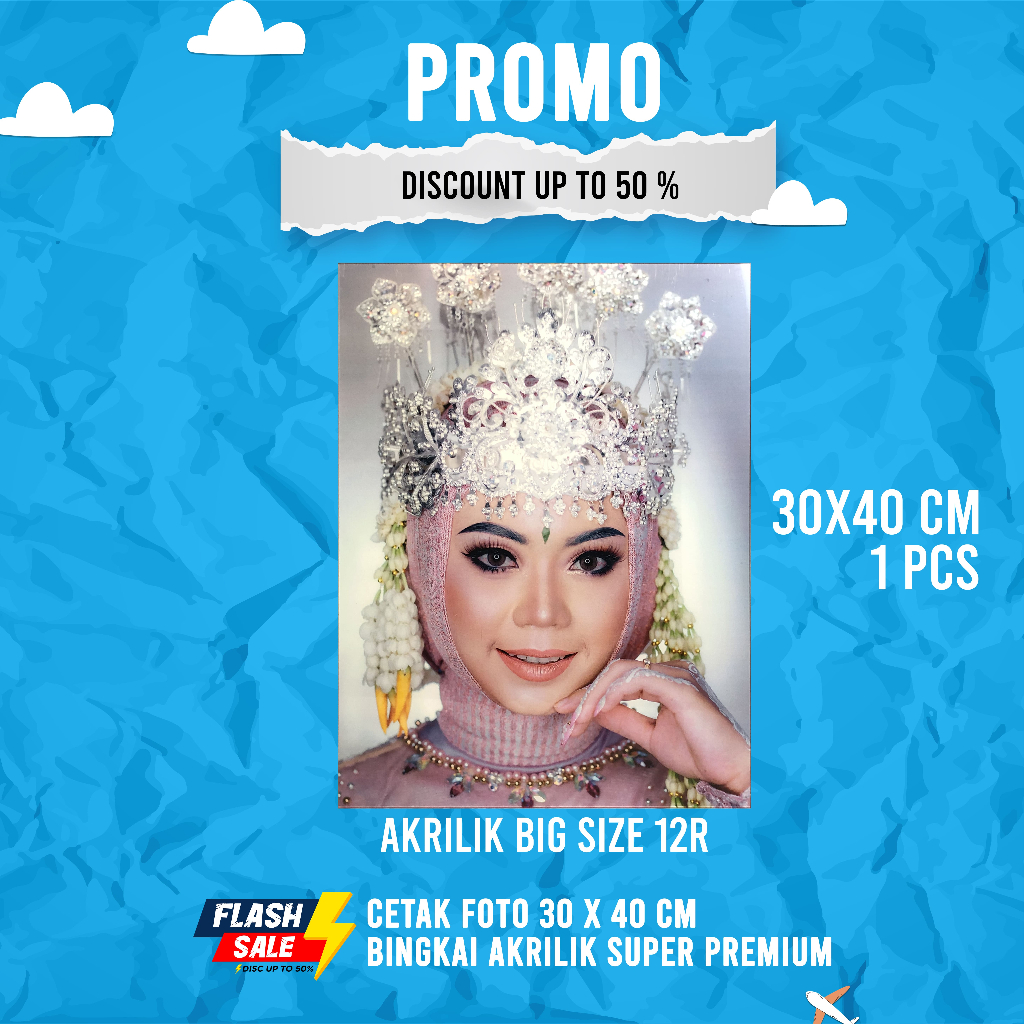 COD Cetak foto Custom 12R + Bingkai Frame Akrilik Fyp Dekorasi Dipasang di Dinding Kado Ulang Tahun 