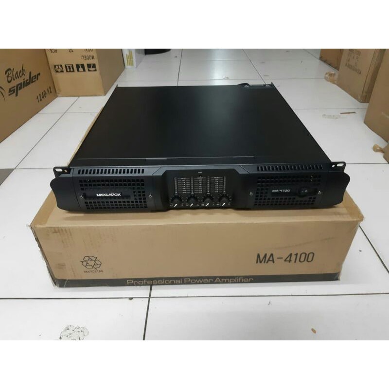 POWER AMPLIFIER MEGAVOX MA4100/MA 4100 4CH ORIGINAL