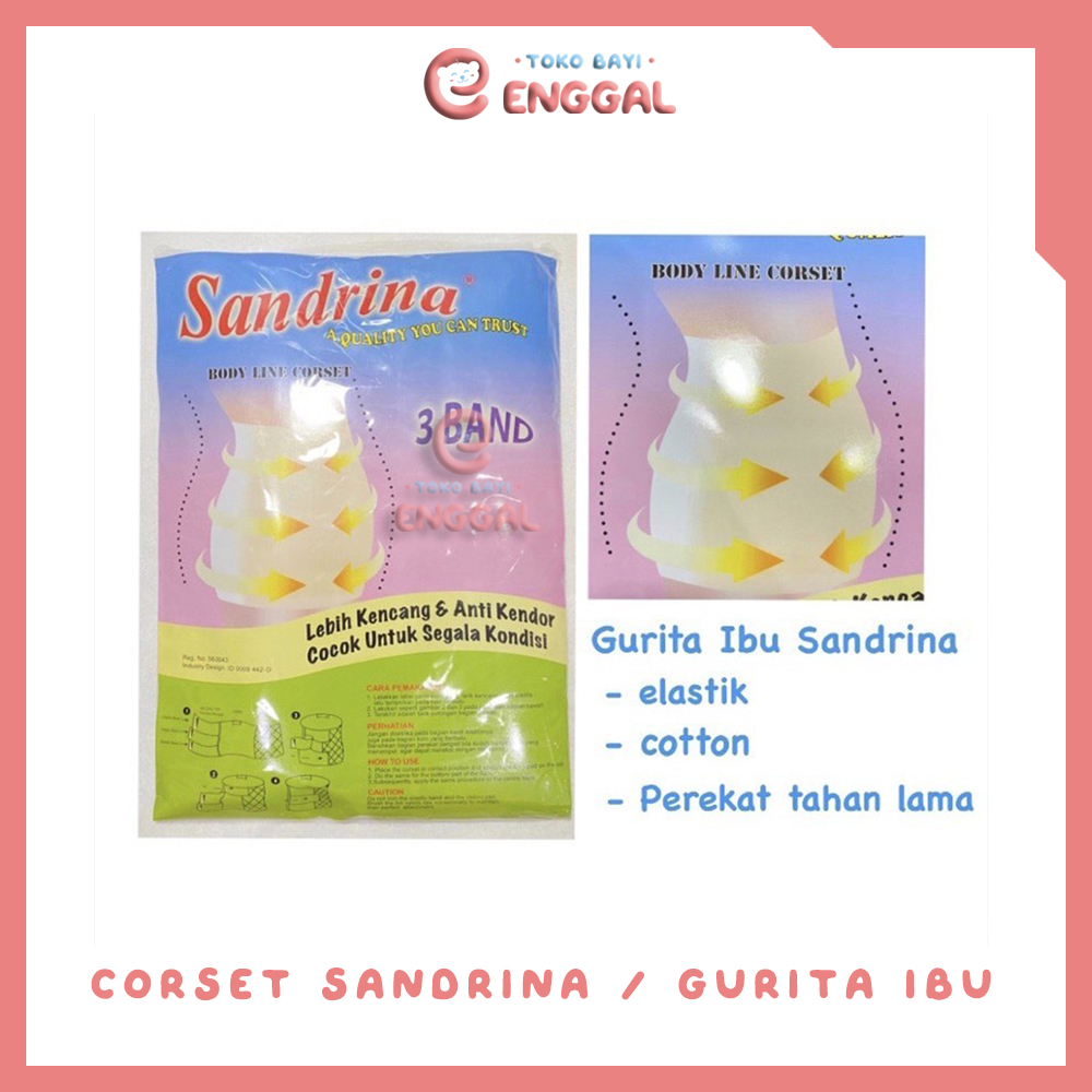 Korset Instan Sandrina (3Band) / Korset Setelah Melahirkan