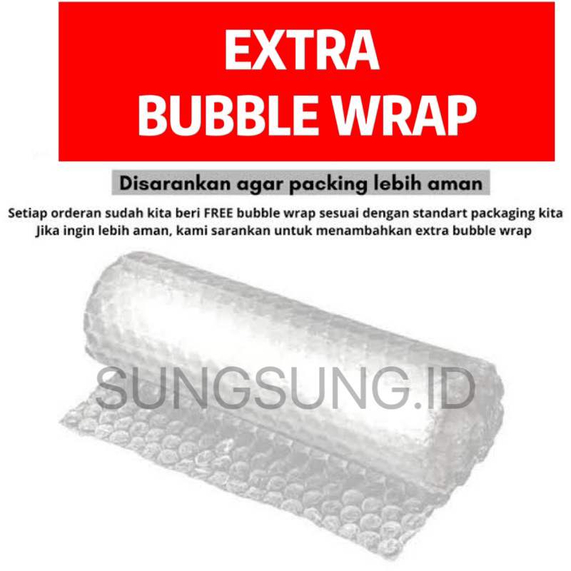 

Extra Bubble Wrap Packing Lebih Aman