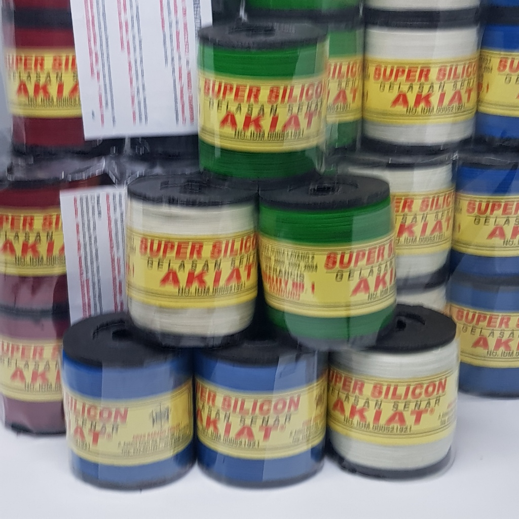 Grosir gelasan Akiat Aspal 022- 1500yard / grosir benang gelasan anak bocah murah tajam bagus