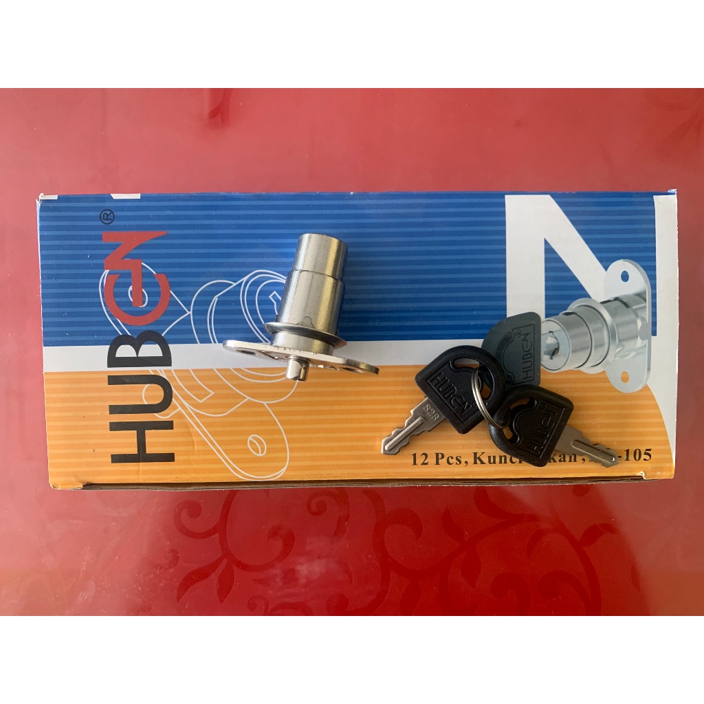 Kunci Tusuk  Push Lock Huben HL- 105 Pintu Lemari Sliding