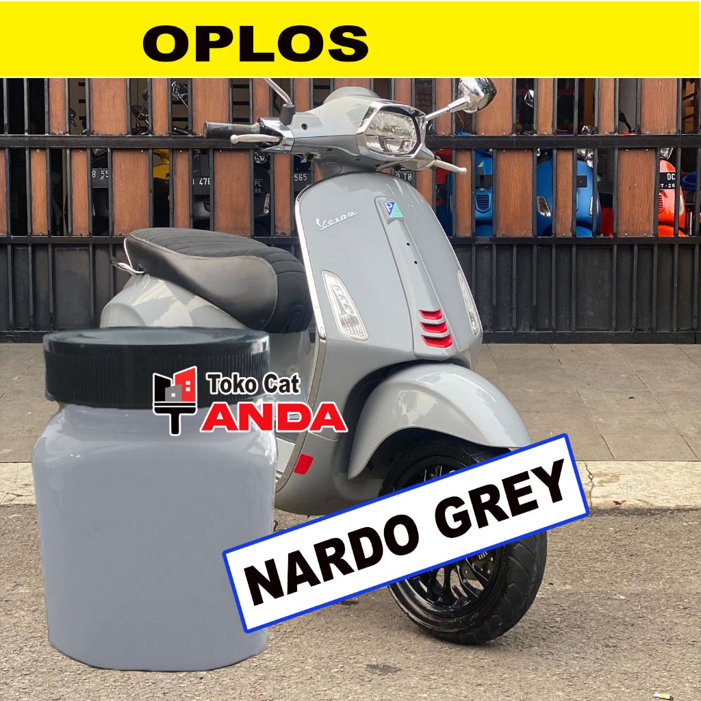 Cat Nardo Grey oplosan - Cat Duco Nardo grey - Cat Vespa Matic abu