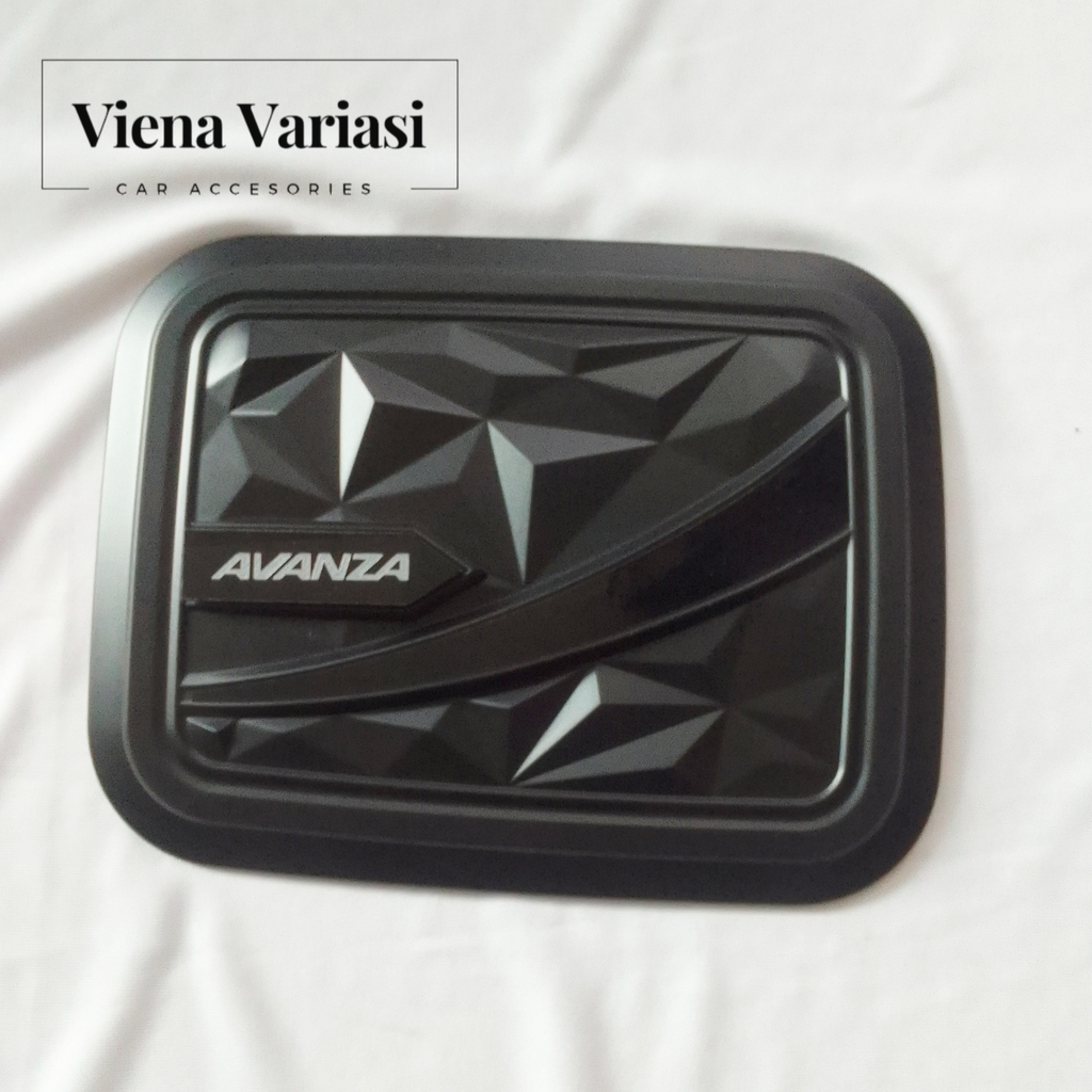 Tank Cover Tutup Tangki Bensin Mobil Avanza Lama 2005 - 2010 Hitam Diamond