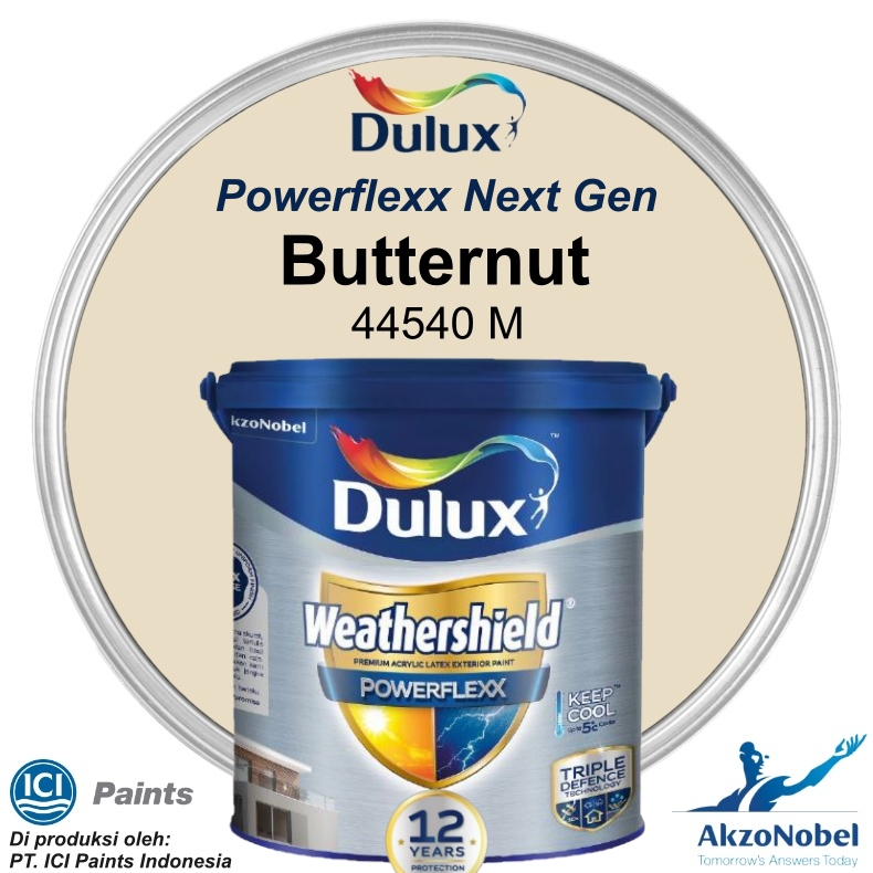 CAT DULUX WEATHERSHIELD POWERFLEXX 20 LT - BUTTERNUT DWS 44540M