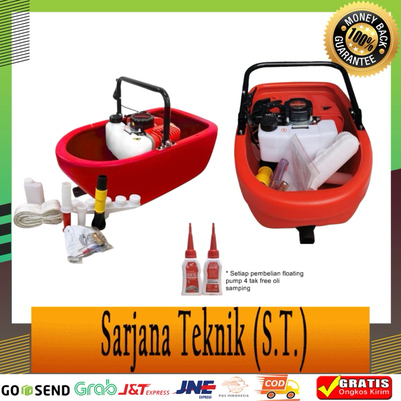 Pompa apung / Floating Pump merk Dragon untuk 2 Tak dan 4 Tak untuk penyiraman bawang