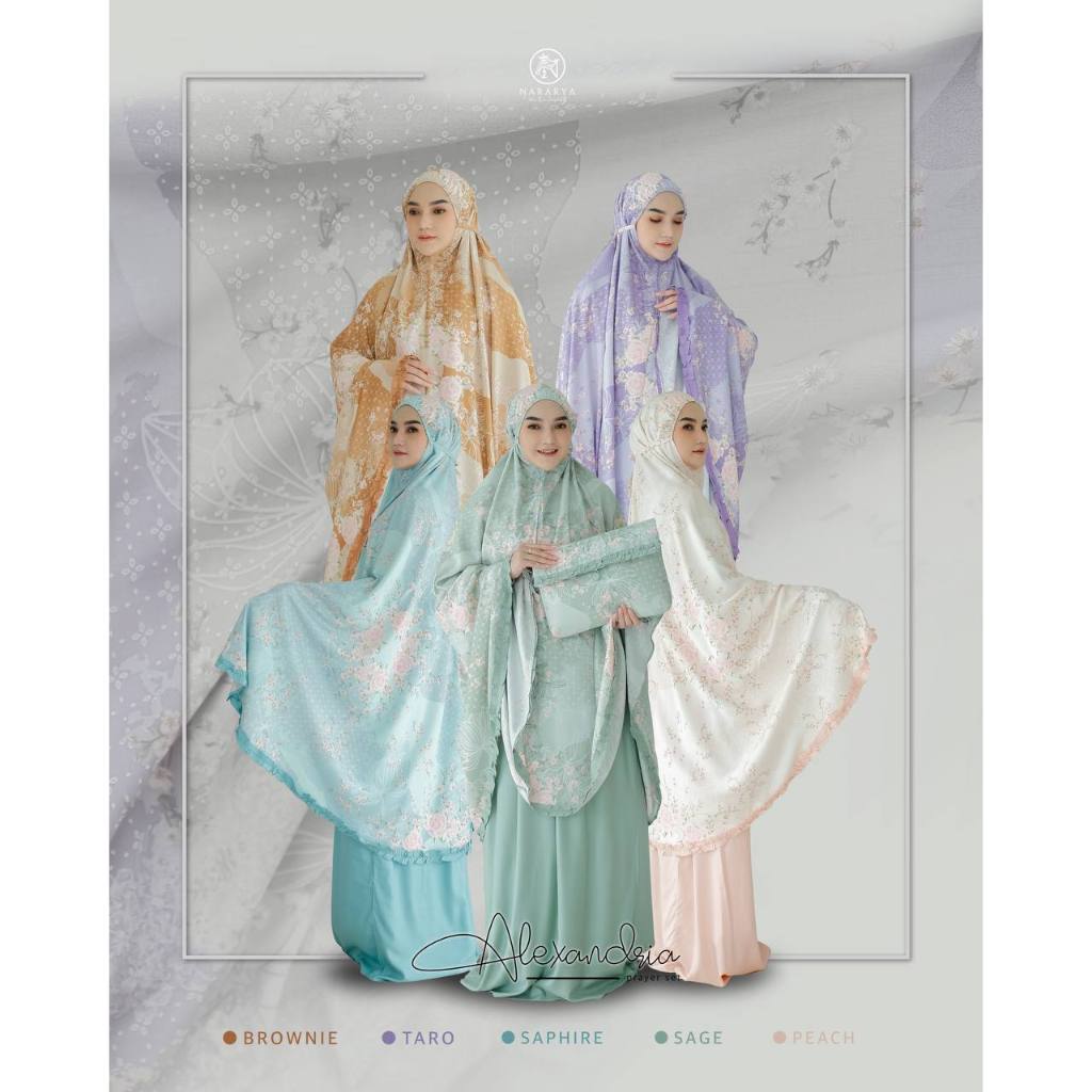 MUKENA EXCLUSIVE ALEXANDRIA ORIGINAL NARARYA PREMIUM