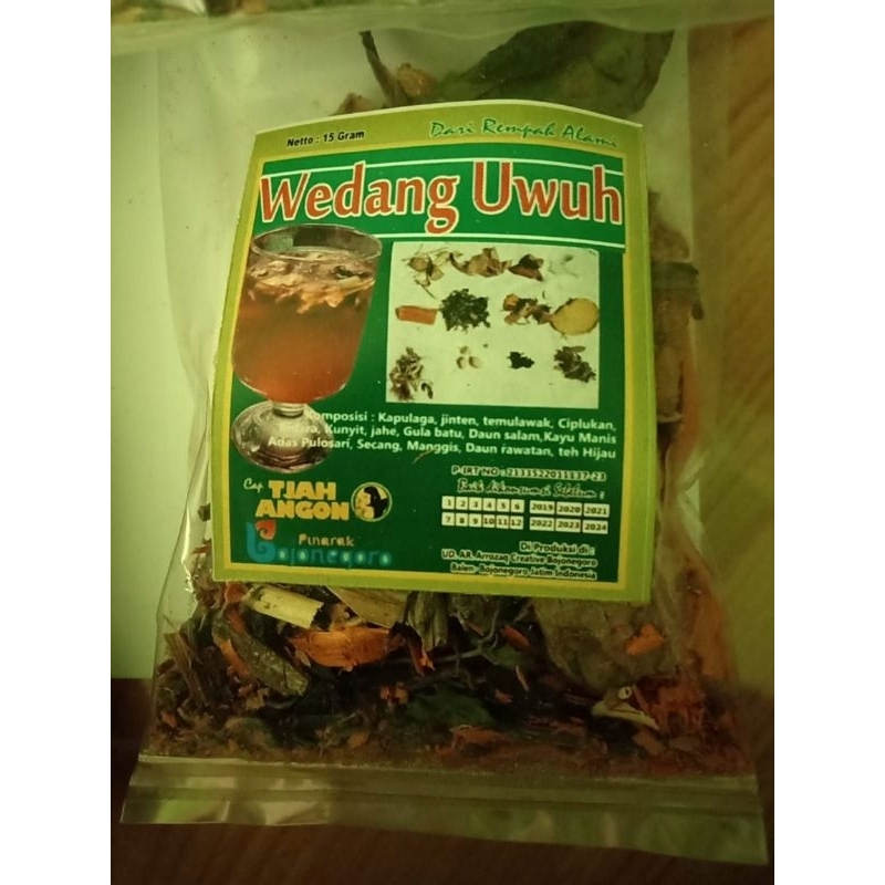 

Wedang Uwuh asli rempah alami isi 10 bungkus