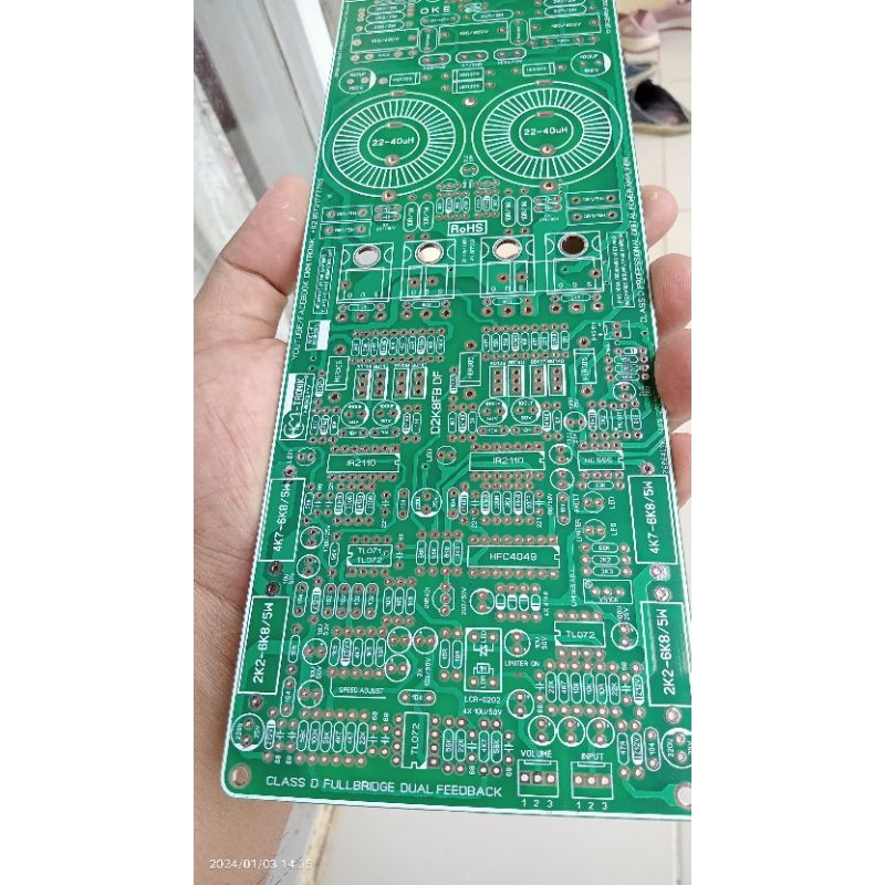 PCB power Class D D2k8FB DF
