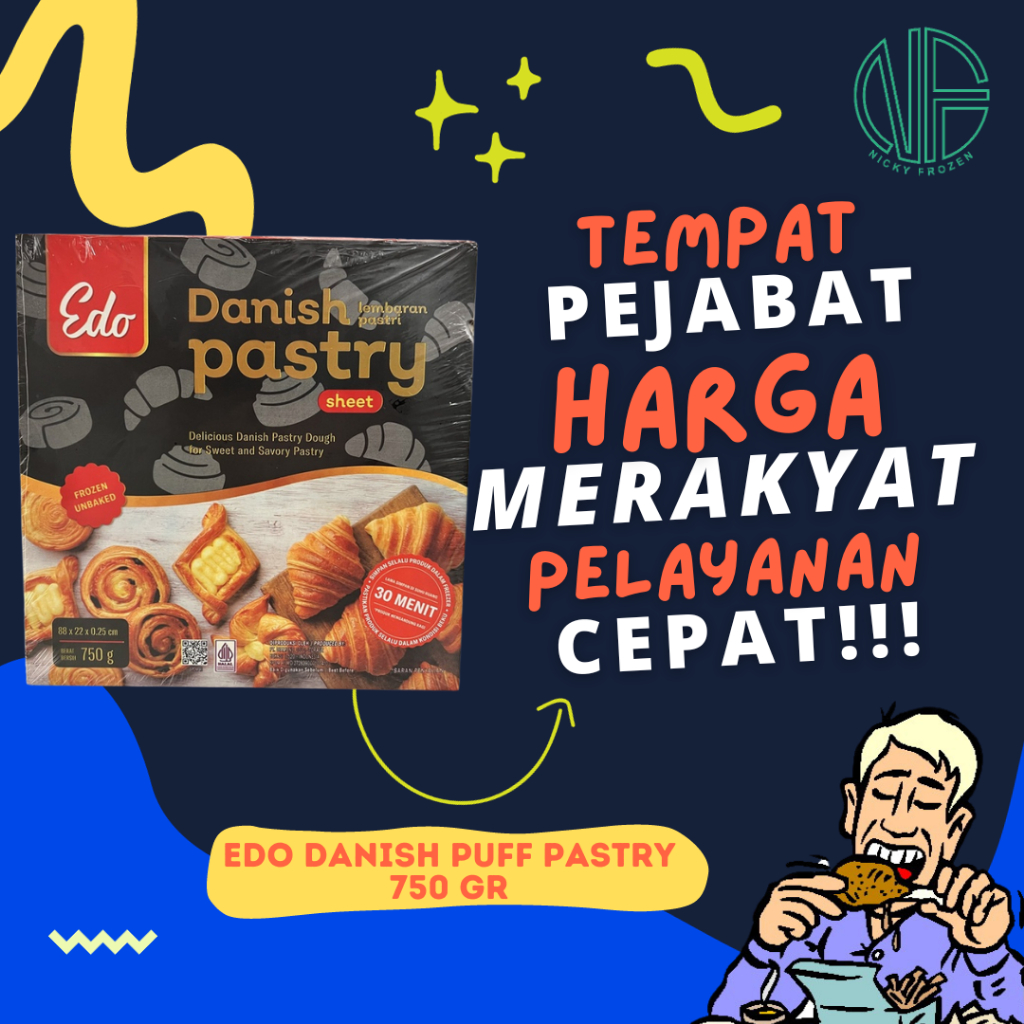 

EDO DANISH PUFF PASTRY 750gr