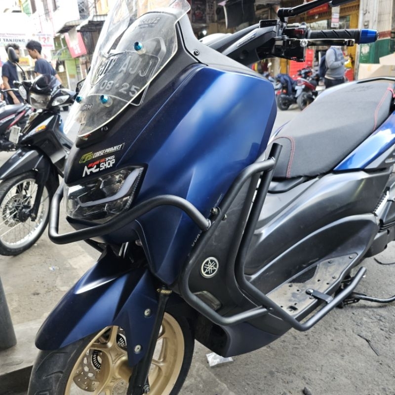 Crashbar Tubular Pelindung Body Import Model brixton All New Yamaha Nmax 2020 Original