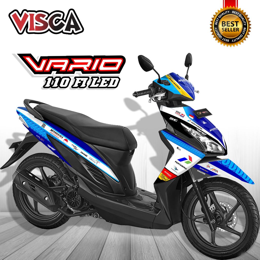 Decal Vario 110 Fi Led Full Body Stiker Vario 110 Fi Led Full Body Striping Vario 110 Fi Led Full Bo