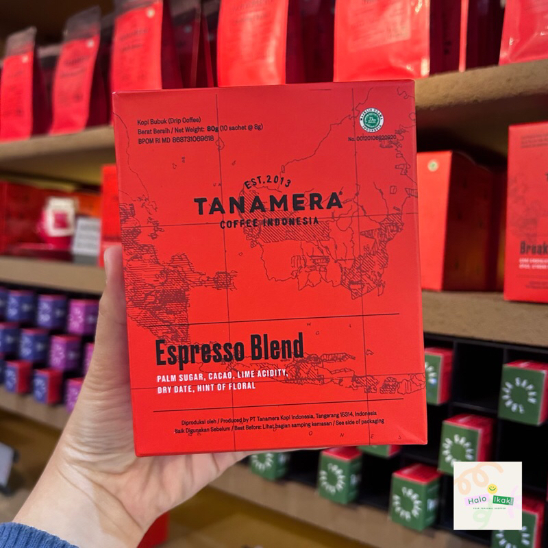 

Tanamera Coffee Drip Bag / Filter Bag: Espresso Blend - 10 Drip Bag