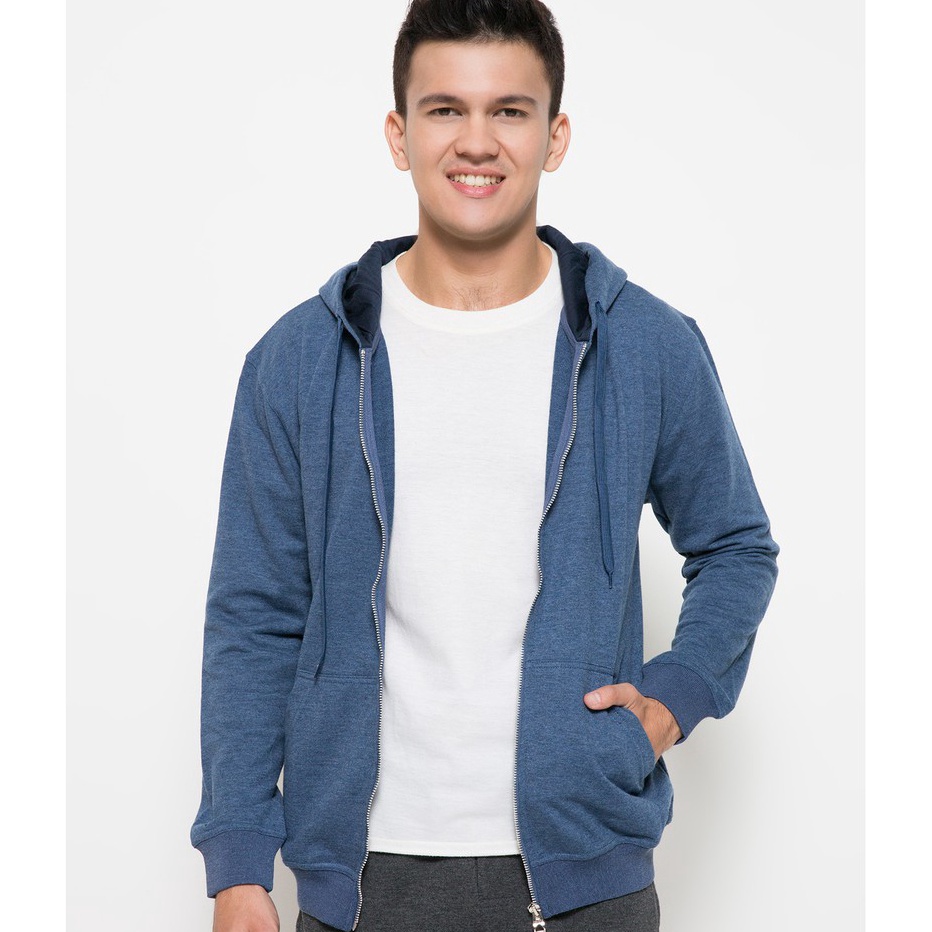 Nevada Jacket Hoodie Basic Terry Pria 1395286
