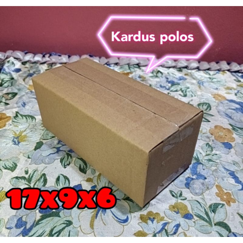 

kardus polos UK 17x9x6 kardus kecil kardus packing