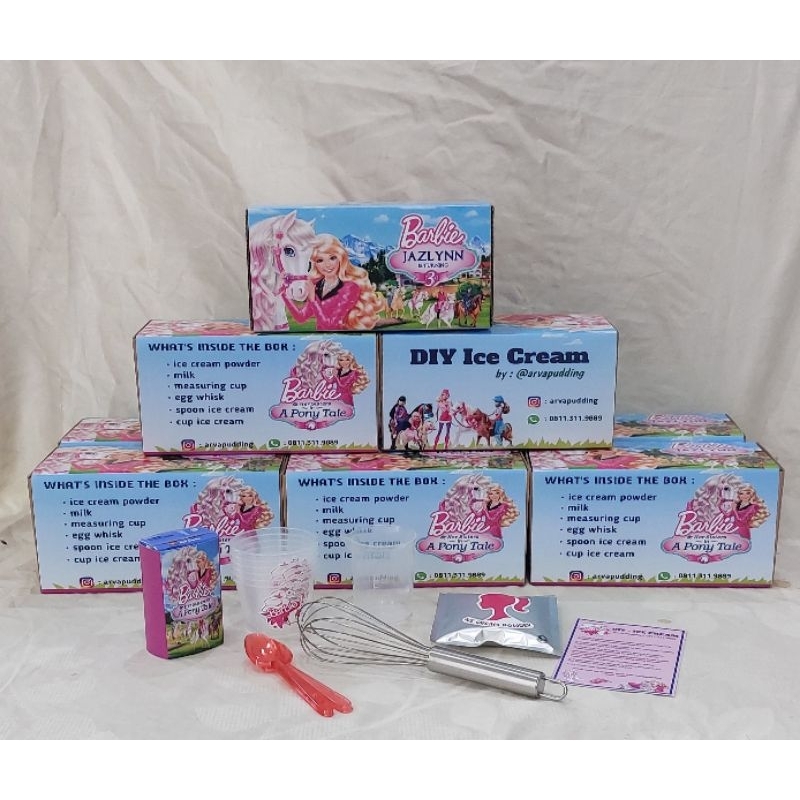 

DIY ice cream hampers