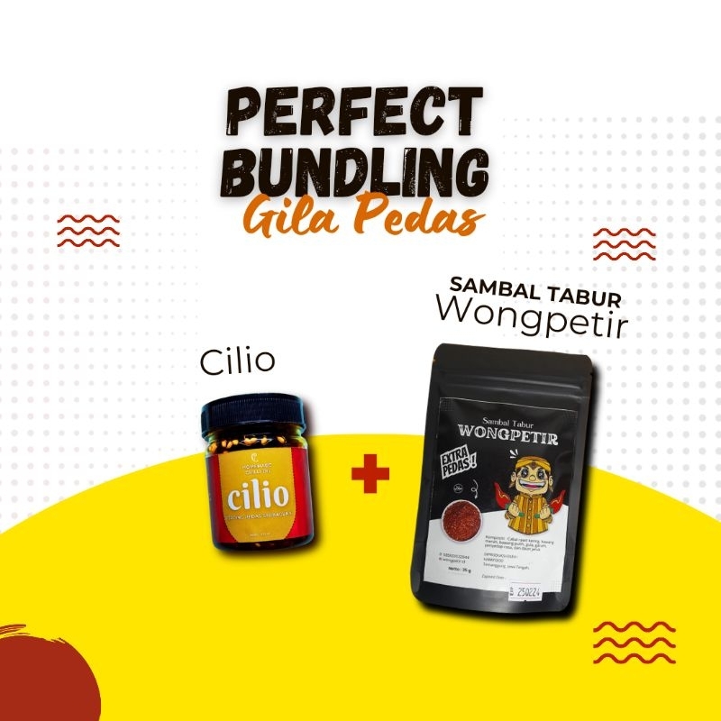 

Paket Hemat Bundling Cilio dan Sambal Tabur Wongpetir lebih murah