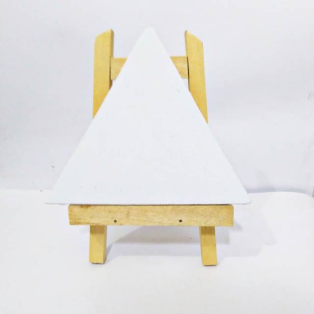 

V Tec Kanvas Lukis Segitiga 20 25 30 cm - V-Tec Triangular Stretched Kanvas