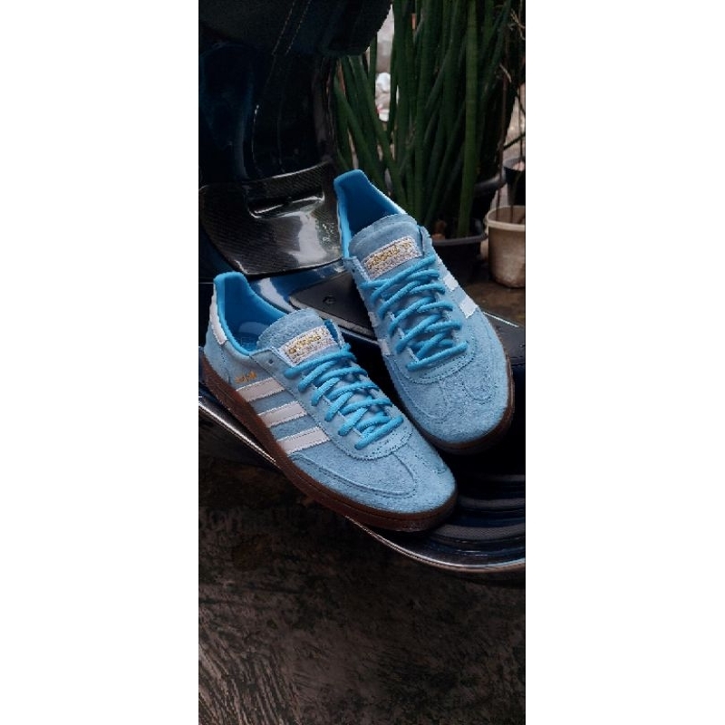ADIDAS HANDBALL SPEZIAL ORIGINAL UNISEX - LIGHT ICE BLUE/WHITE/GUM