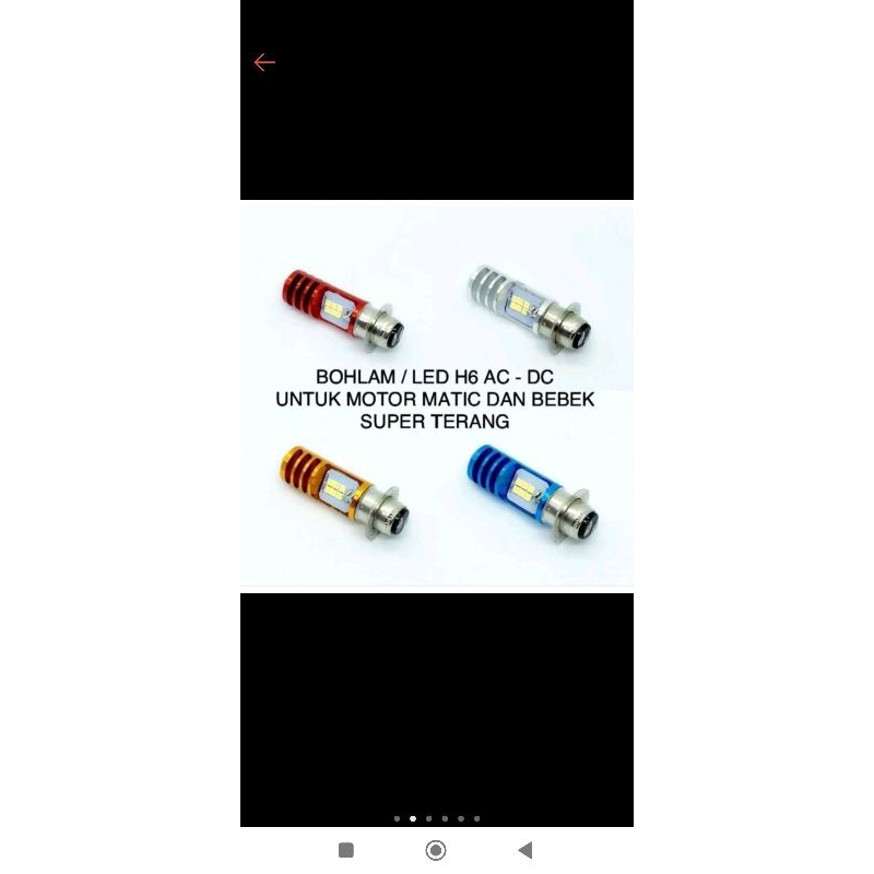 1biji lampu led motor depan 12 mata led cahaya putih lampu led depan  bola depan led model cnc varia