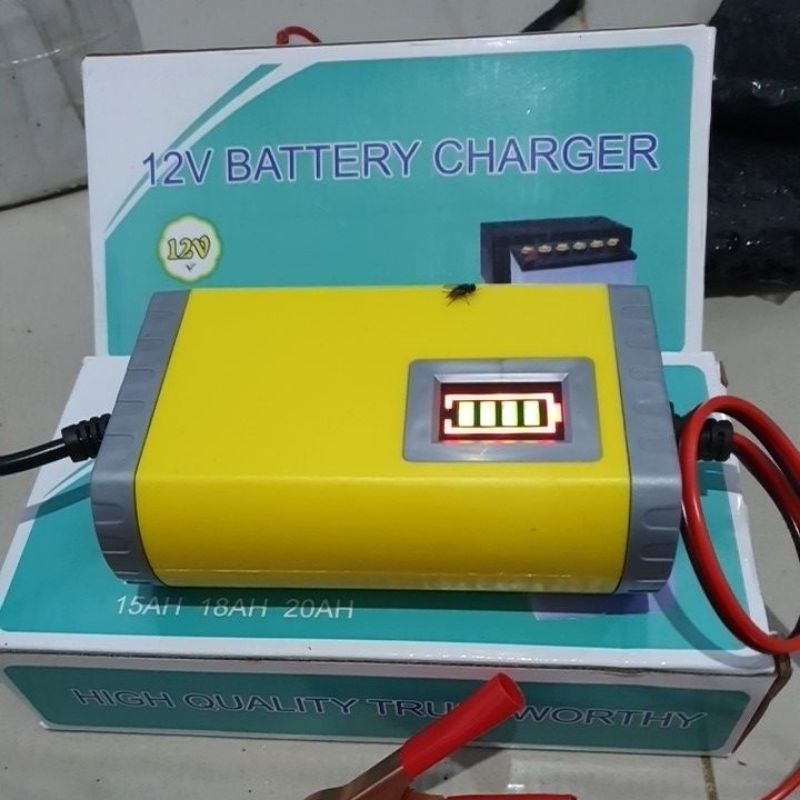 cas aki 12volt output 2A bisa untuk aki 7Ah-20AH