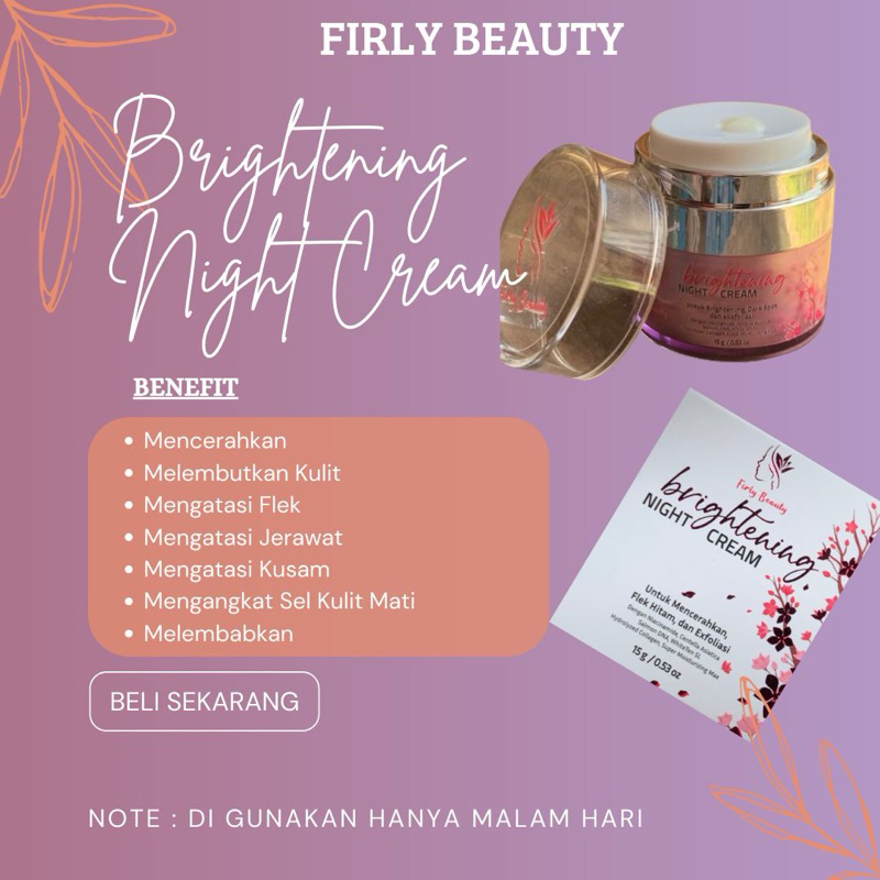 night cream firly beauty