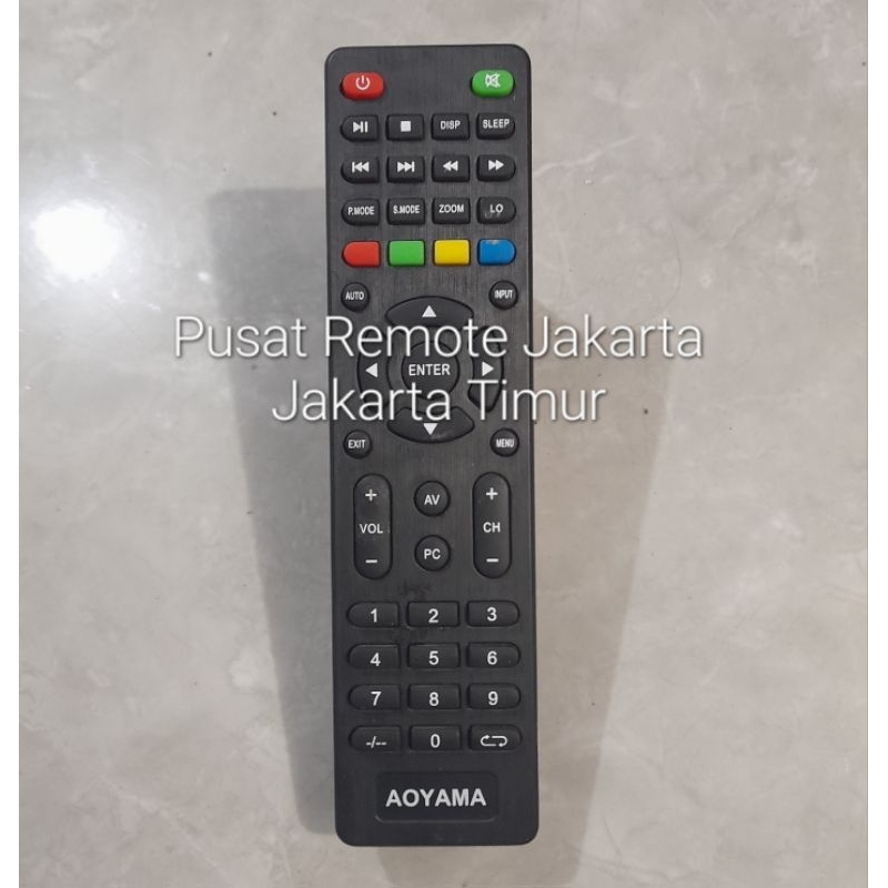 REMOTE REMOT TV LED LCD AOYAMA ORIGINAL