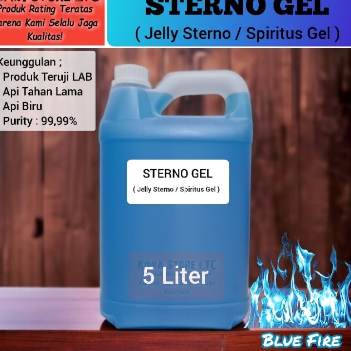 77 Sterno Gel 5 Liter  Isi Ulang Sterno Gel  Jelly Sterno  Spiritus Gel