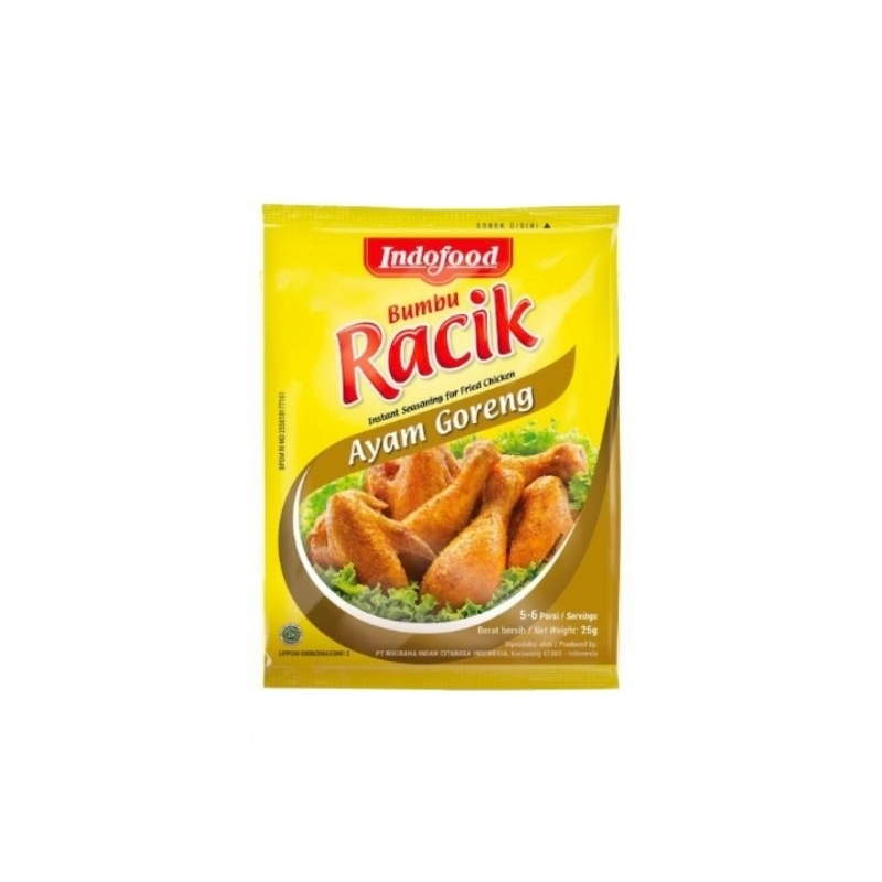

Indofood bumbu Racik Ayam Goreng/bumbu siap saji/bumbu instan racik Indofood