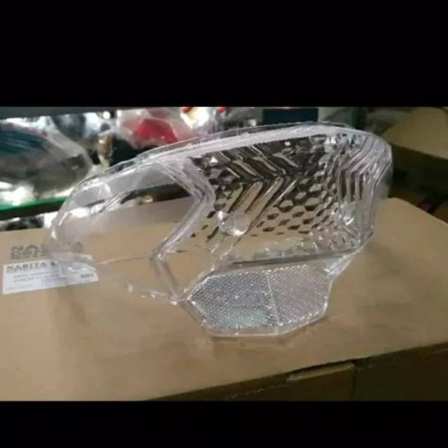 lampu stop mika bening beat fi injeksi tahun 2014 plus sein - Mika Stoplamp Beat Fi Bening Smoke