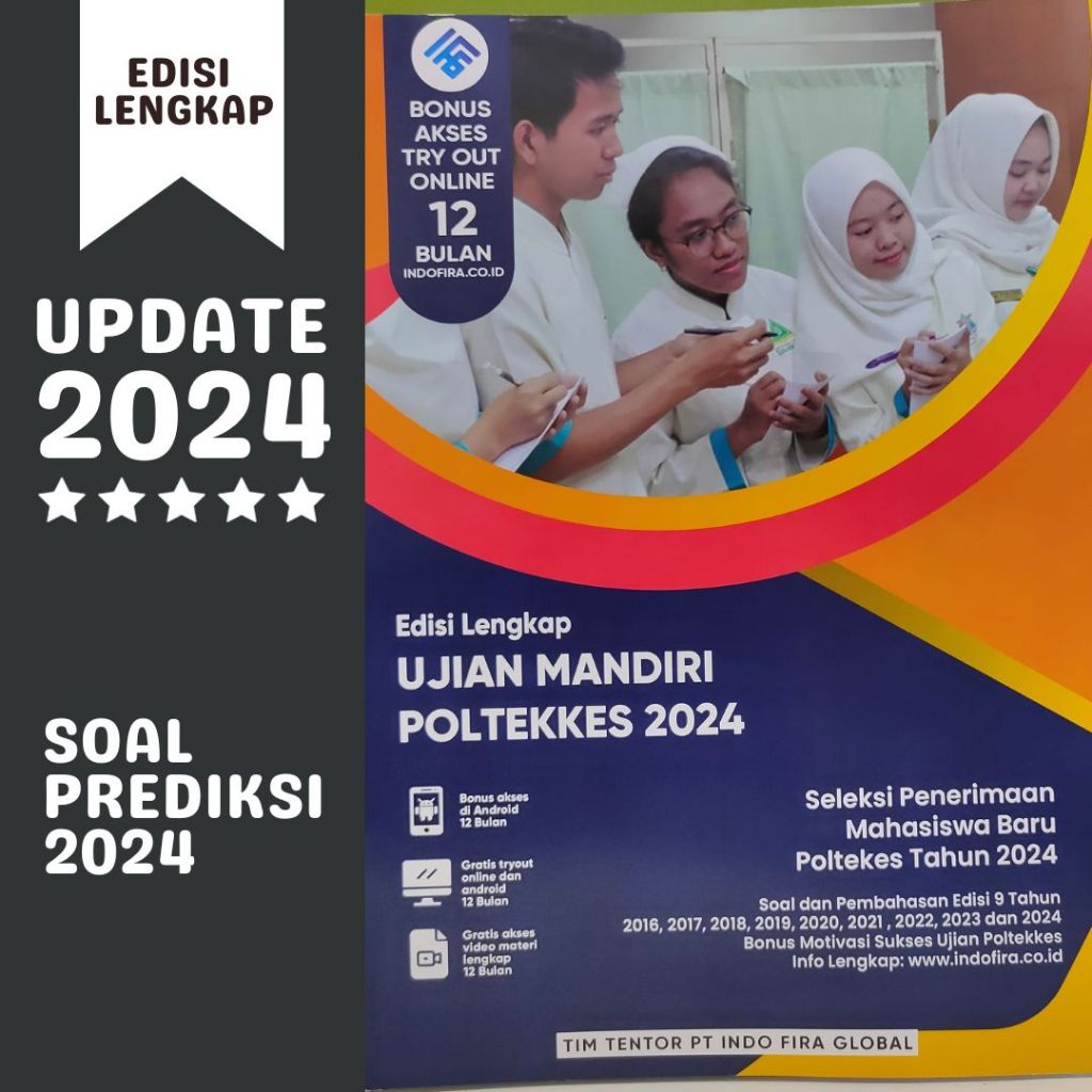(2024) Buku Ujian Mandiri Poltekkes 2024 Jalur Mandiri Poltekkes Kemenkes / SIMAMI