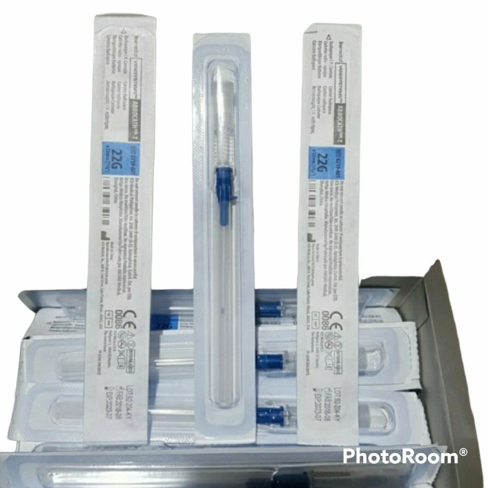 Abbocath 22G BIRU